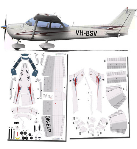 Cessna 172 Sp 1.30 Papercraft 0