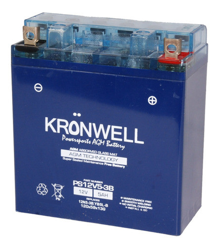 Bateria De Gel Kronwell Bajaj Pulsar 135 0