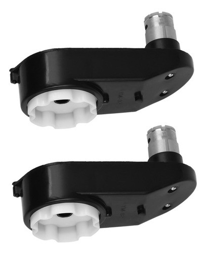 A 2x Caixa De Velocidades Do Motor Elétrico Rs390 12v 0