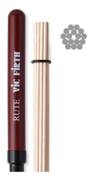 Baquetas Palillos Vic Firth Brush Rods Rute 0