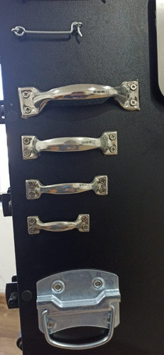 Manija De Chapa Para Cajones O Muebles X 5 Acero Inoxidable. 0