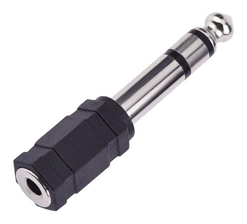 Ficha Adaptador Jack 3.5 Stereo - Plug 6.5 Stereo Plastico 0