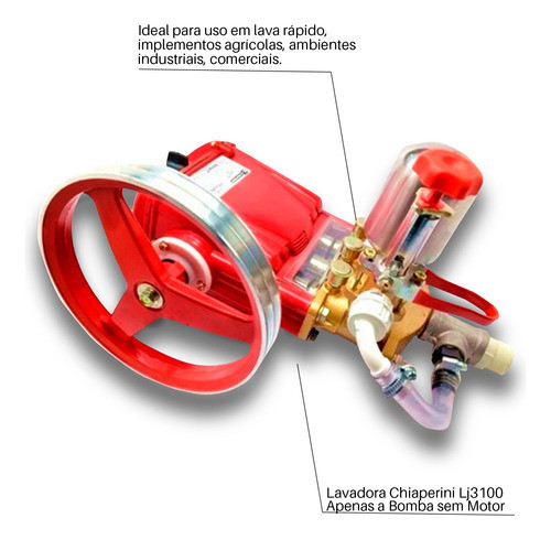 Bomba Da Lavadora Lj3100 Chiaperini Apenas Bomba Sem Motor 1