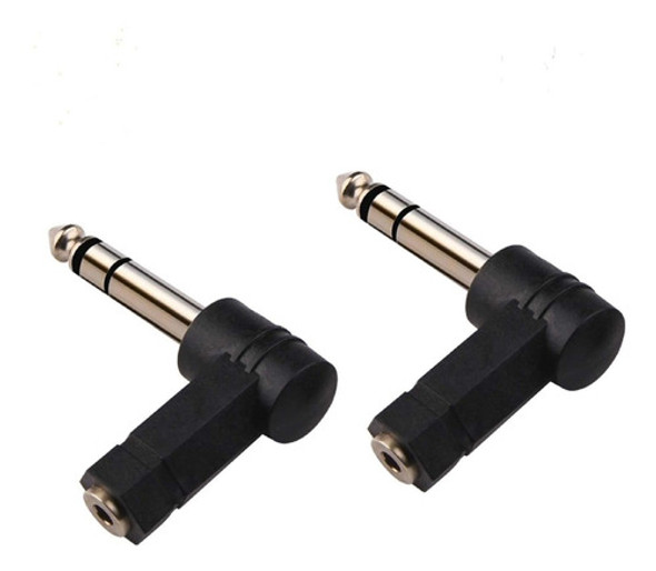 Adaptador Trs De 1/4 In A 3.5mm, 90 Grados/2 Adaptadores 0 Adaptador Trs De 1/4 In A 3.5mm, 90 Grados/2 Adaptadores 0