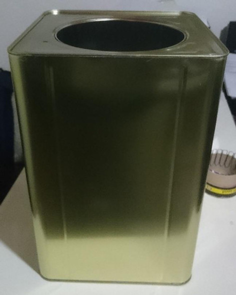 4 Lata Metal Quadrada Vazia 18l Artesanato Solvente Tinta 1