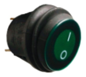 Interruptor De Palanca 12v-24v Verde 0