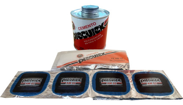 Kit 20 Parches 55 X 55mm Cubiertas Moto Auto Solución Px 0 Kit 20 Parches 55 X 55mm Cubiertas Moto Auto Solución Px 0