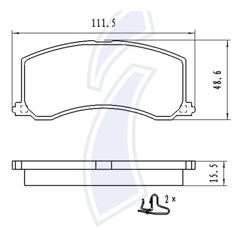 Pastillas De Freno Delanteras Suzuki Baleno 1.6 1996-2001 1