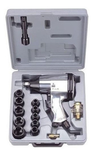 Llave Impacto C/jgo 10 Dados Trampa De Agua + Maletín -ynter 0