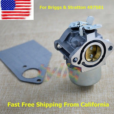 Carburador Nuevo Para Briggs   Stratton 497581 Envío Rápido 1