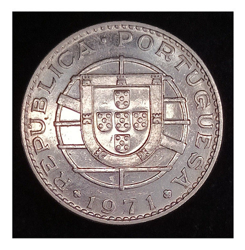 Mozambique 20 Escudos 1971 Sc Km 87 Colonia Portuguesa 1