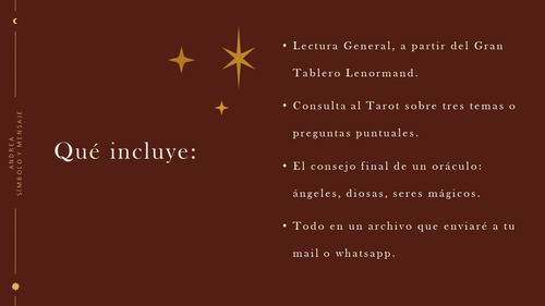 Lectura De Tarot Y Oráculos A Distancia - Informe A Tu Mail 1