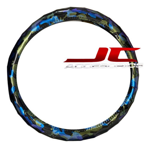 Cubre Volante Camuflado Azul Para Palio, Punto, Uno, Duna 1