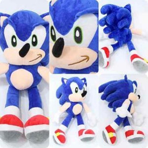 Sonic Muñeco Erizo Azul Videojuego Peluche Tails Amy Silver 1