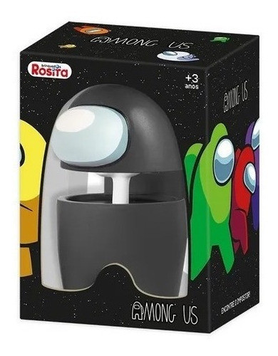 Among Us Boneco Jogo Vinil Preto 12cm  - Rosita 0