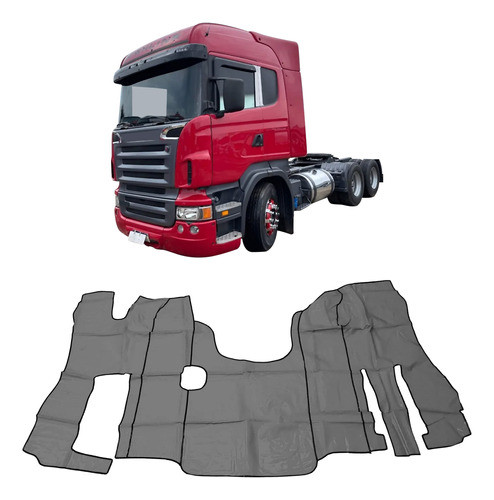 Tapete Verniz Caminhão Sc 114 124 G Manual 2008... Cinza 0