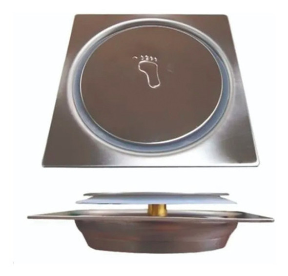 Rejilla Click Clack Acero Inox 20 X 20 Anti Olores Insectos 0