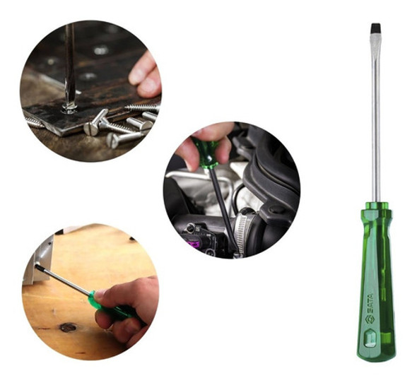 Chave De Fenda 1/4x3 Profissional Cromo Vanadio 0