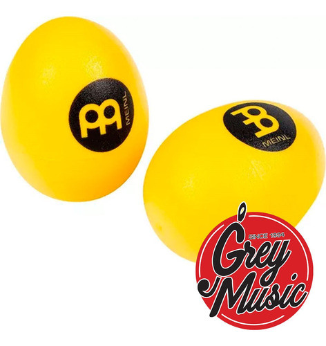 Huevos Shakers Meinl Percussion Esset24mc Color Amarillo Par 1