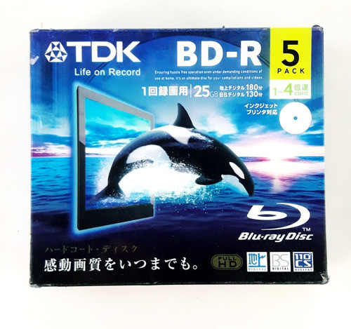 Blu Ray Virgen Nuevo 25gb Tdk Imation  X 5 Unidades + 1 1
