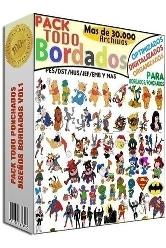 Mega Pack Matrices Para Bordados Vol 1 Y Vol 2 - Ponchados 1