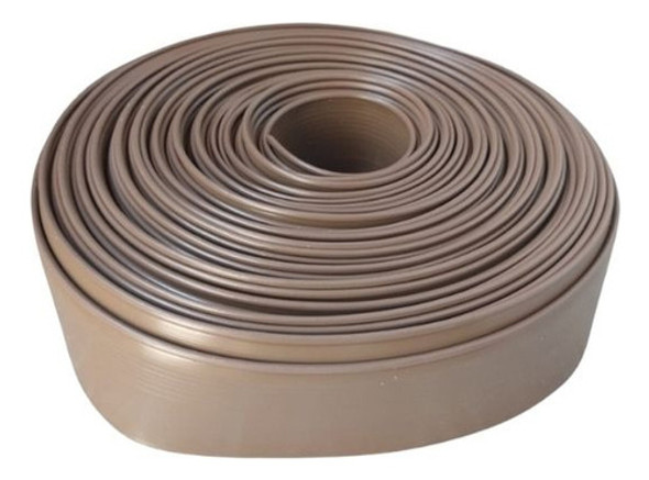 Fechamento De Portão Marrom Pvc Divisor De Grama 25m 0