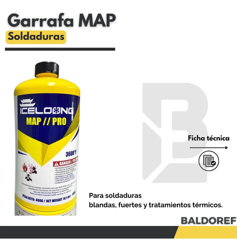 Soldadura Sin Fundente Refrigeración + Garrafa Map 1