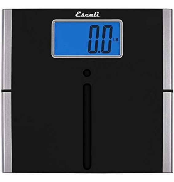 Escali Báscula Digital De Baño Ultra Delgada Y 0