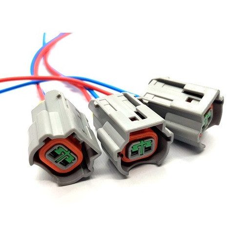 3x Conector Do Bico Injetor Kia Picanto Hyundai Hb20s 3cc 1