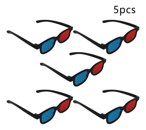 Othmro 5 Gafas Duraderas De Estilo 3d 3d, Gafas De Visin 3d, 1
