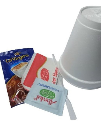 Café Listo/300 Kit/ensobrados/café/azúcar/edul/vaso/remov.- 0