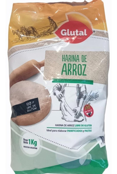 Pack X 3 Harina De Arroz Glutal Sin Tacc X 1 Kg 0