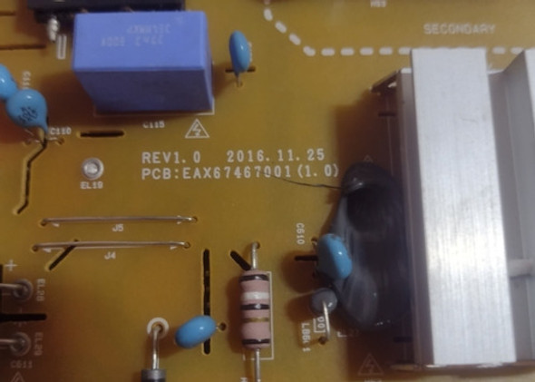 Placa Powerboard LG 49uj6560 - Lgp49d-17u2 - Eax67467001(1.0 1 Placa Powerboard LG 49uj6560 - Lgp49d-17u2 - Eax67467001(1.0 1
