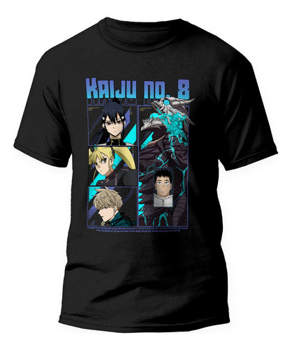 Camiseta Kaiju N8 Personagens Anime 100% Algodão V01 0