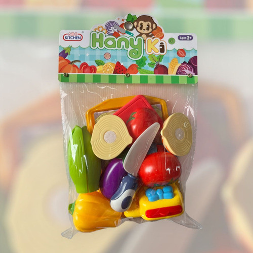 Brinquedo Feirinha Legumes De Cortar Com Registradora 1