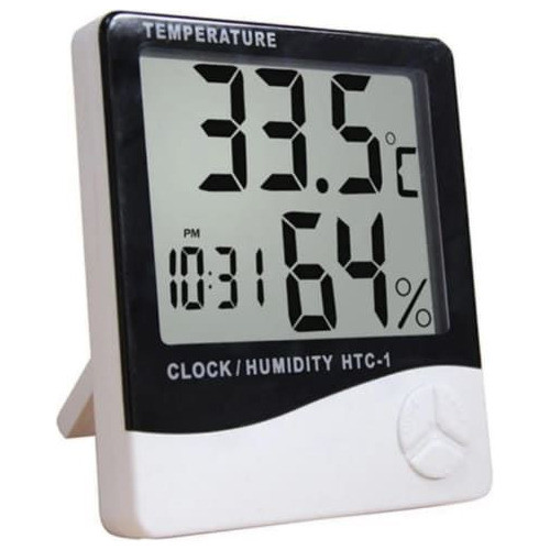 Medidor De Temperatura Y Humedad Termohigrometro Digital Htc 0