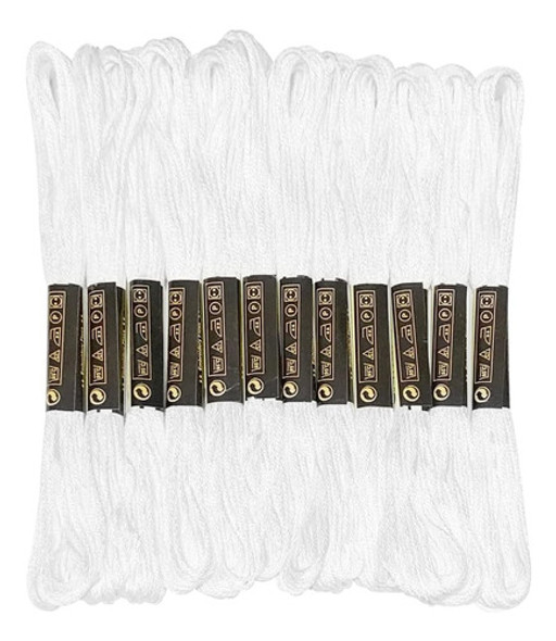 Hilo Defriendship Blanco Para Pulsera Y Bordado De 12 Madeja 0