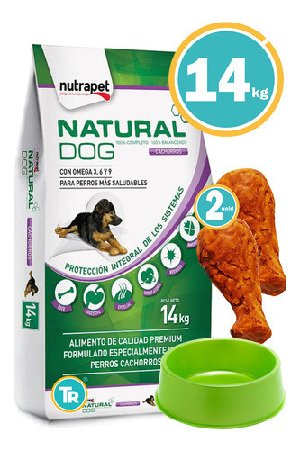Ración Perro Natural Dog Cachorro + Obsequio Y Envío Gratis 1