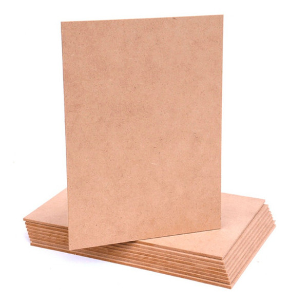 Mdf 3mm Natural 50x70 Cm Blanco Acrilico Oleo X 5 0