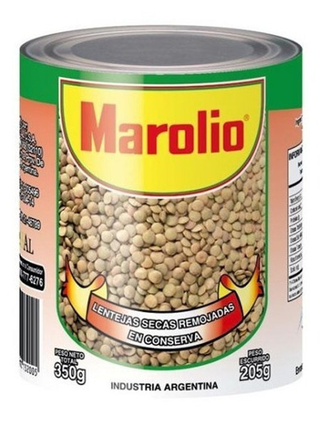 Lentejas Marolio 350 Grs X 2 Unidades 0