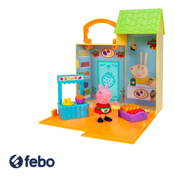 Mercado De Agricultores De Peppa Pig + 1 Figura + Accesorios 1