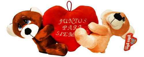 Dia De Los Enamorados ! Peluche Dos Osos Con Corazón - 10286 0