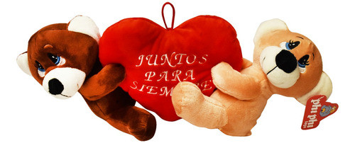 Dia De Los Enamorados ! Peluche Dos Osos Con Corazón - 10286 1