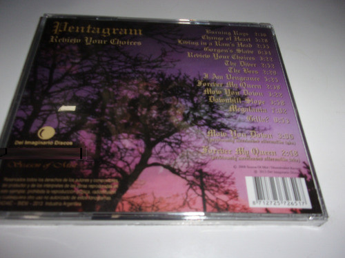 Cd Pentagram Review Your Choice Nuevo Arg Doom Metal 40b 1