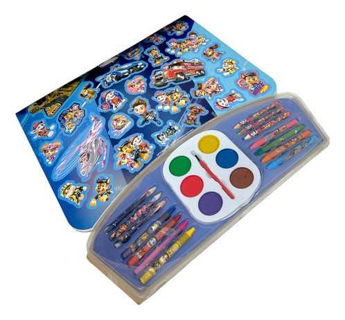 Giga Set Para Pintar Con Stickers Tapimovil 0