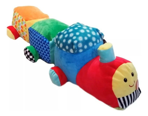 Tren Sensorial De Peluche Con Vagones Y Sonido 0