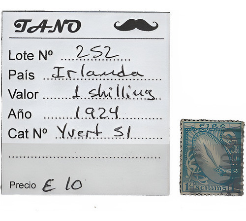 Lote252 Irlanda 1 Shilling Año 1924 Yvert#51 0