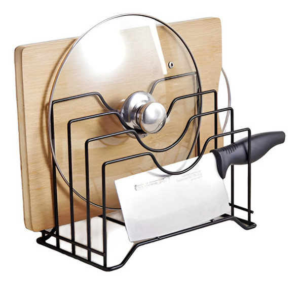 Soporte Ollas-tabla Separador Metal Tapas Organizador 0