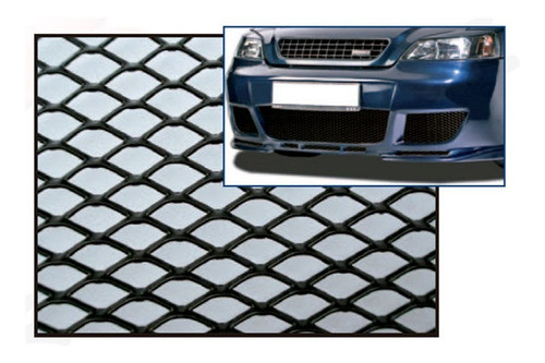 Rejilla Plastico Rigido Resis. Paragolpe Tuning 120x40cm R82 0
