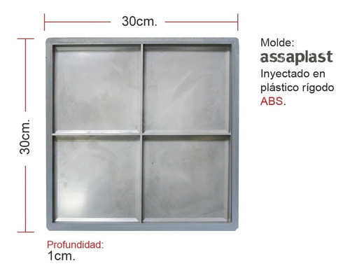 Molde Calcáreo 15 X 15 1